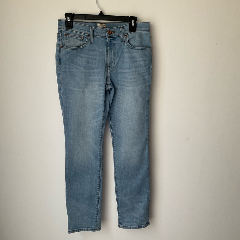 J Crew SLIM BROKEN IN BOYFRIEND skinny jeans size 27